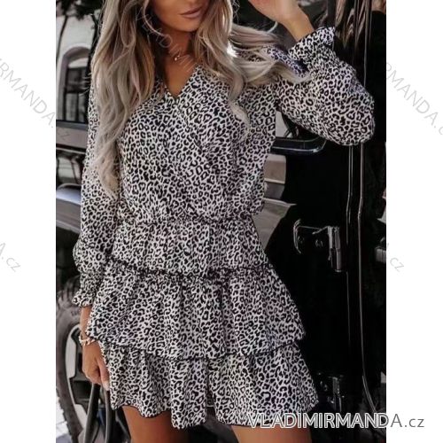 Women's Long Summer Long Sleeve Dress (S / M ONE SIZE) ITALIAN FASHION IMWG216100