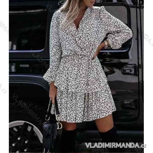 Women's Long Summer Long Sleeve Dress (S / M ONE SIZE) ITALIAN FASHION IMWG216100