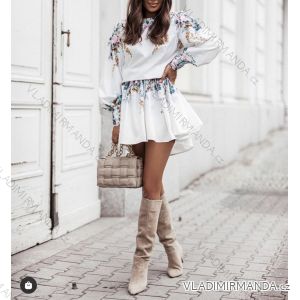 Women's Long Summer Long Sleeve Dress (S / M ONE SIZE) ITALIAN FASHION IMWG216100