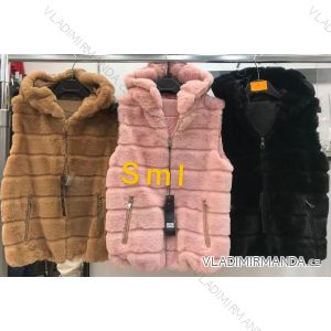 Women's fur vest (SML) ITALIAN FASHION IMWE216847