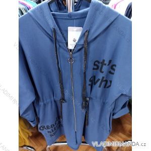 Women's Zip Hoodie (M / L ONE SIZE) ITALIAN FASHION IMP21151