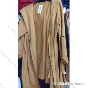 Cardigan with hood long sleeve women (L / XL ONE SIZE) ITALIAN FASHION IM621040