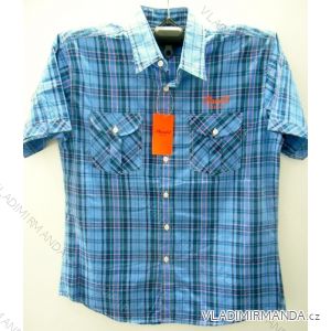 Shirt short sleeve men's oversized cotton (m-3xl) PLAUDIT CASUAL MAS1
