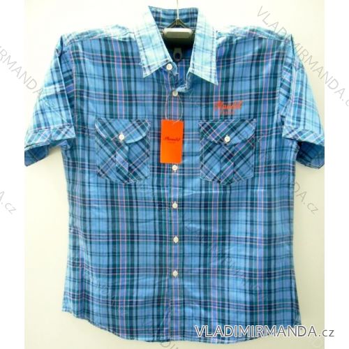 Shirt short sleeve men's oversized cotton (m-3xl) PLAUDIT CASUAL MAS1
