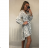 Women's Long Summer Long Sleeve Dress (S / M ONE SIZE) ITALIAN FASHION IMWG216100