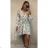 Women's Long Summer Long Sleeve Dress (S / M ONE SIZE) ITALIAN FASHION IMWG216100