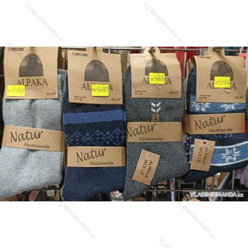 Men's warm alpaca socks (43-47) LOOKEN LOK20W9180