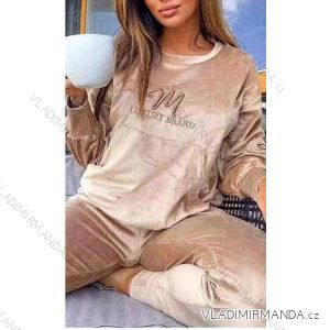 Women's long sleeve sweatshirt and tracksuit set (S / M ONE SIZE) ITALIAN FASHION IMM211324