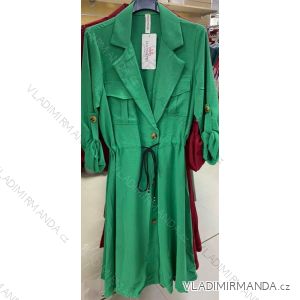 Elegant Long Sleeve Dress Women (S / M.ONE SIZE) ITALIAN FASHION IMM211302