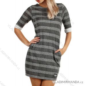 Classic Warm Long Sleeve Dress Women's (L / XL ONE SIZE) ITALIAN FASHION IMD211121