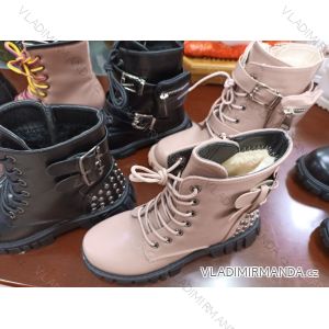 Boty kotníkové zateplené dětské chlapecké (25-30) CCPSHOES OBCP21050