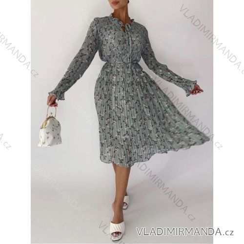 Women's Long Sleeve Dress (S / M ONE SIZE) ITALIAN FASHION IMWG216877