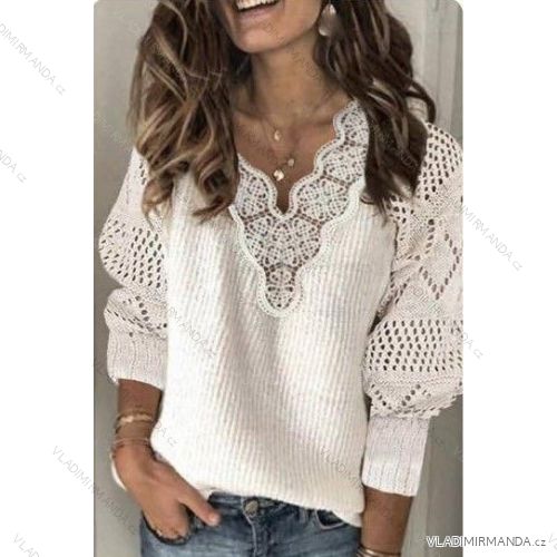 Women's Long Sleeve Sweater (S / M ONE SIZE) ITALIAN FASHION IMWA216590