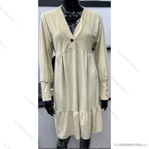 Women's Long Sleeve Dress (S / M ONE SIZE) ITALIAN FASHION IMWE216675