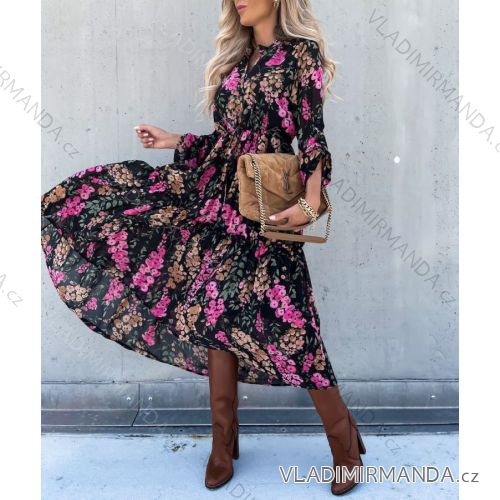 Summer Shirt Dress Long Sleeve Oversize Women's (S / M ONE SIZE) ITALIAN FASHION IMWM216078