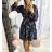 Women's Long Sleeve Dress (S / M ONE SIZE) ITALIAN FASHION imwa216700