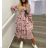 Women's Long Summer Long Sleeve Dress (S / M ONE SIZE) ITALIAN FASHION IMWG216100