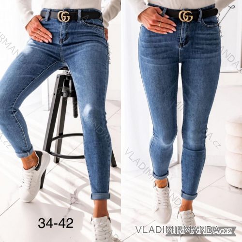 Rifle jeans dlouhé dámské (34-42) JEANS JAW216814