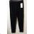 Leggings long light women's cotton oversize (2XL-5XL / black) TUTU SMI21F-01 black L / XL