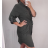 Shirt Dress Oversize Long Sleeve Women's Oversized (XL / 2XL ONE SIZE) ITALIAN FASHION IMS21300