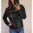 Women's oversized leatherette jacket oversize (46-54) MISS SISSI ITALIAN FASHION MA121232