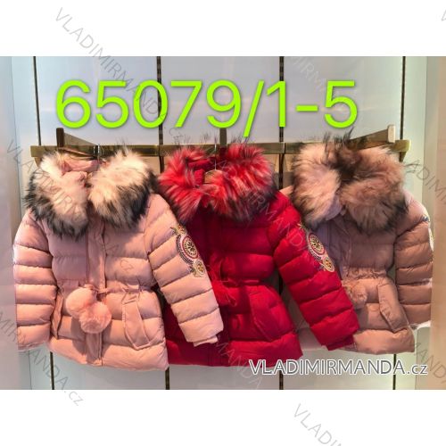 Winter children's quilted jacket, baby girl (1-5 years) SEAGULL SEA2165079