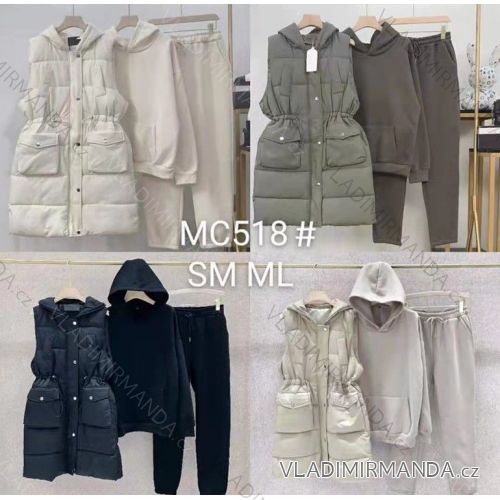 Women's Sweatshirt, Tracksuit & Hooded Set (S / M / L ONE SIZE) ITALIAN FASHION IMR21MC518