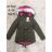 Girls' Coat Winter Hooded + Fur Teen (8-16 years) SAD SAD19KF102