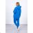 Insulated set with a blue hooded sweatshirt