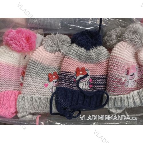 Girl's winter hat (9-14 YEARS) POLISH MANUFACTURE PV921233