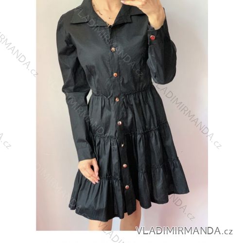 Women's Long Shirt Long Sleeve Dress (S / M ONE SIZE) ITALIAN FASHION IMWA217236