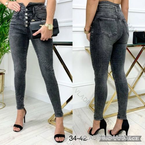 Rifle jeans dlouhé dámské (34-42) M.SARA MSR217244