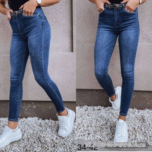 Rifle jeans dlouhé dámské (34-42) M.SARA MSR217244