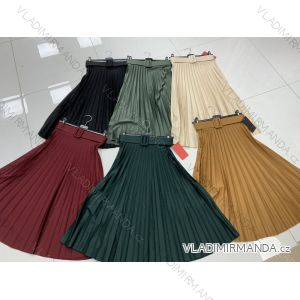 Long pleated women's skirt (S / M ONE SIZE) ITALIAN FASHION IMWD2129114