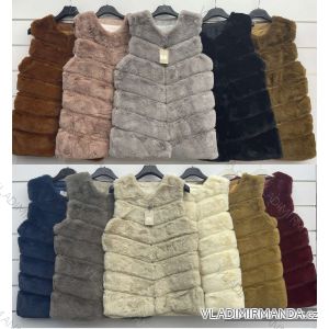 Women's fur vest (S / M ONE SIZE) ITALIAN FASHION IMWC217338