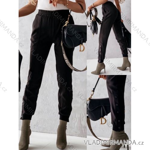 Women's long leatherette pants (S-XL) ITALIAN FASHION IMWA217339