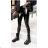 Women's leggings long latex leggings (S-XL) TURKISH FASHION TMWL21DA024