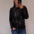 Short jacket imitation leather women's oversized (2xl-6xl) LANMAS ITALIAN MODA IM9182925