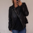 Short jacket imitation leather women's oversized (2xl-6xl) LANMAS ITALIAN MODA IM9182925 3XL black