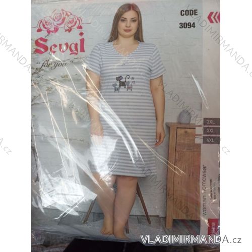 Nightdress short sleeve ladies (m-2xl) COC COC19COC4031KG