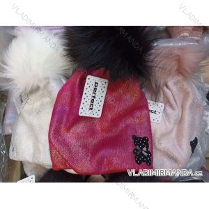 Girls' winter warm cap (2-5 years) POLAND PRODUCTION PV919012