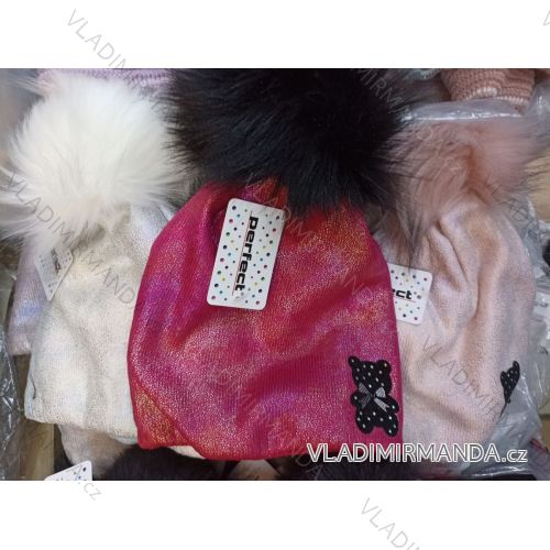 Girls' winter warm cap (2-5 years) POLAND PRODUCTION PV919012