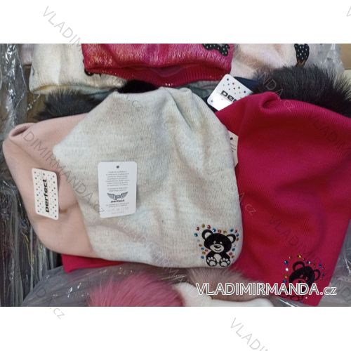 Girls' winter warm cap (2-5 years) POLAND PRODUCTION PV919012