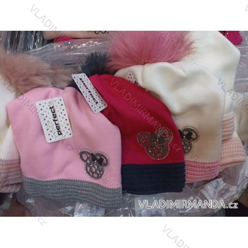 Girls' winter warm cap (2-5 years) POLAND PRODUCTION PV919012