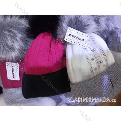 Girls' winter warm cap (2-5 years) POLAND PRODUCTION PV919012