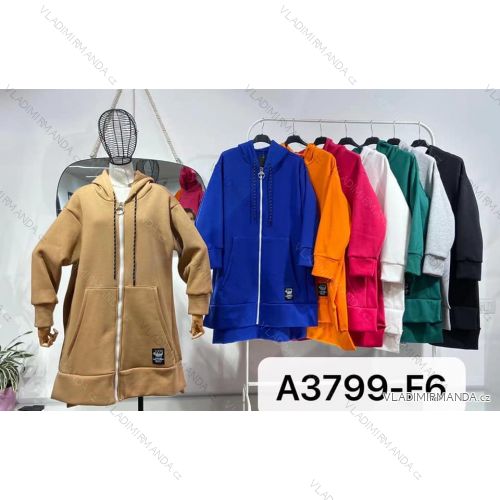 Women's Zip Hoodie Long Sleeve (S / M ONE SIZE) ITALIAN FASHION IMM21A3799-F6