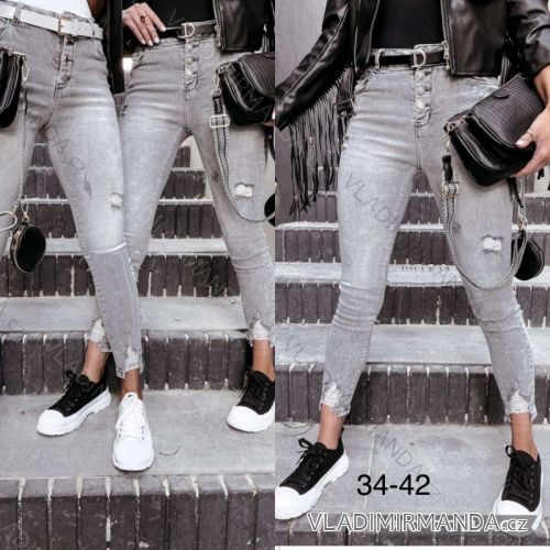 Rifle jeans dlouhé dámské (30-38) JEANS JAW21255