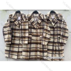 Women's long flannel jacket long sleeve (S / M ONE SIZE) ITALIAN FASHION IMWM217228