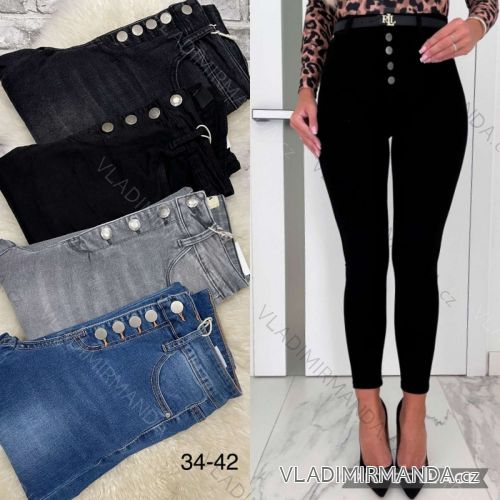 Rifle jeans dlouhé dámské (30-38) JEANS JAW21255