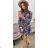 Women's Long Sleeve Hoodie Dress (S / M ONE SIZE) ITALIAN FASHION IMWA216095